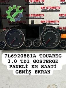 7L6920881A TOUAREG 3.0 TDİ GOSTERGE PANELİ KM SAATİ GENİŞ EKRAN