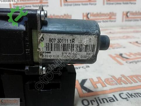 Renault Fluence Cam Motoru 807301111R çıkma parça