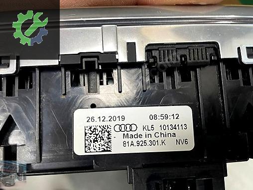 81A925301K Audi A5 F5Multi Control Switch Panel /(2017/2024)