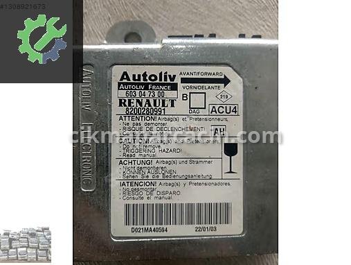 Renault Megane Airbag Beyni 8200280991 çıkma parça