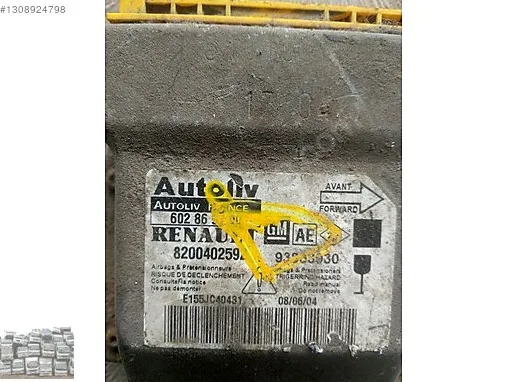 Renault Trafic Airbag Beyni 8200402592 çıkma parça