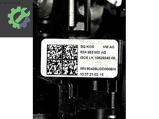 82A953521MP AUDİ A1 Q3 SİNYAL KOLU AİRBAG SARGISI 82A953502AG