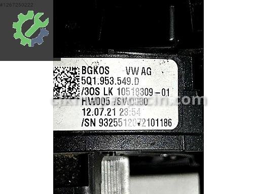 Audi A1 Sinyal Kolu 82A953521MP çıkma parça