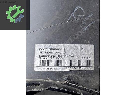 Kia Sportage Arka Tampon 86672-3U000 çıkma parça