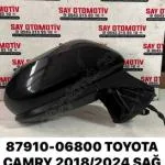 87910-06800 TOYOTA CAMRY 2018/2024 SAĞ DİKİZ AYNASI ELEKTRİKLİ