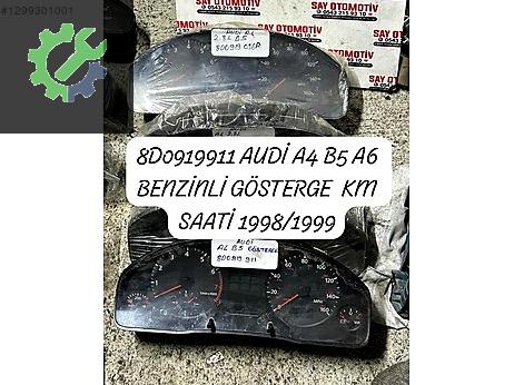 8D0919911 AUDİ A4 B5 A6 BENZİNLİ GÖSTERGE KM SAATİ 1998/1999