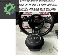 8K0419091CB 8R0880201Q AUDİ Q5 SLİNE F1 DİREKSİYON SİMİDİ AİRBAG
