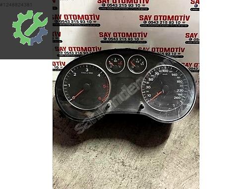 8P0920931E AUDİ A3 GÖSTERGE SAATİ GÖSTERGE PANELİ ÇIKMA ORJ