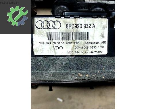 8P0920932A AUDİ A3 GÖSTERGE SAATİ GÖSTERGE PANELİ ÇIKMA ORJ