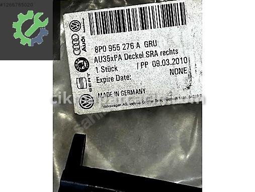 Audi A3 Far Yıkama Kapağı 8P0955276A çıkma parça