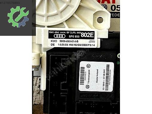 8P0959802E AUDİ A3 COUPE SAĞ CAM MOTORU CAM MOTOR BEYNİ