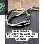 8P4880741A 8P4880742A AUDİ A3 S3 SAĞ SOL TAVAN AİRBAG