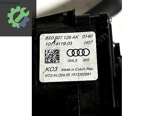 8S0907129AK AUDİ TT SİNYAL KOLU AİRBAG SARGISI 30S10099215-07