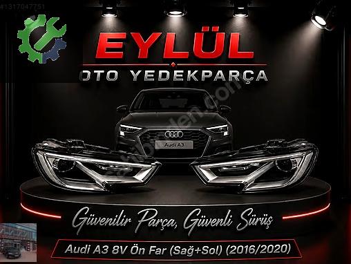 8V0941034 Audi A3 8V Sağ LED Far (2017/2020)