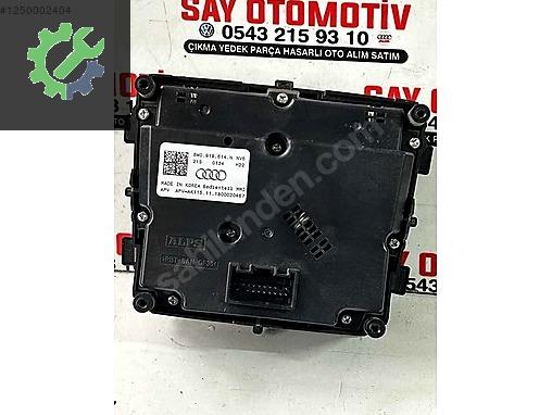 8W0919614N AUDİ A3 JOYSTICK TEYP DÜĞMESİ ORTA KONSOL SES TUŞU