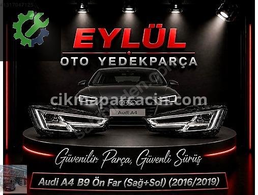 Audi A4 Sağ Ön Far 8W0941033 çıkma parça