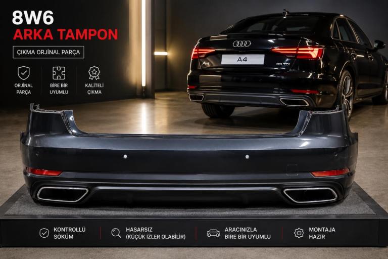Audi A4 Arka Tampon çıkma parça