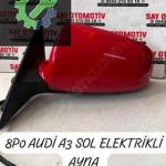 8P0 AUDİ A3 SOL ELEKTRİKLİ AYNA
