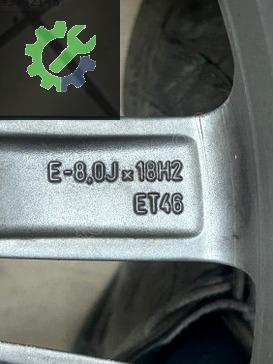 8V060102BC AUDİ A3 ORJ ÇIKMA 18 İNÇ JANT LASTİK 3 ADET