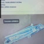 8W5880741G A4 SOL TAVAN AİRBAG ORJİNAL