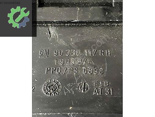 90360117RH OPEL ASTRA F SAĞ KALORİFER IZGARASI HAVA MENFEZİ