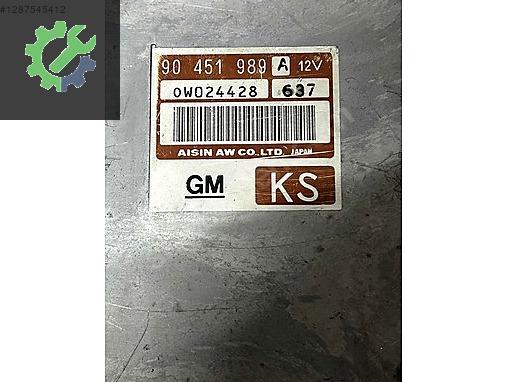 90451989A OPEL ASTRA F OTOMATİK ŞANZIMAN BEYNİ GM 0W024428637