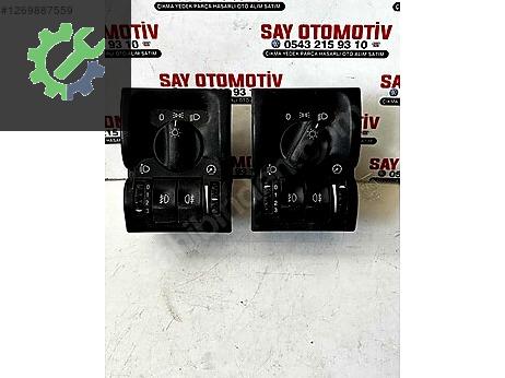 90504974 90504968 OPEL ASTRA G ÇİFT SİSLİ FAR ANAHTARI ORJ GM