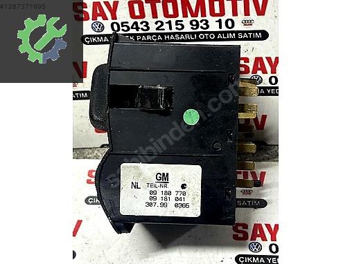 90561377 09180770 09133249 OPEL ASTRA G ÇİFT SİSLİ FAR ANAHTARI