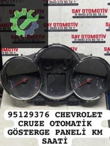 95129376 CHEVROLET CRUZE OTOMATİK GÖSTERGE PANELİ KM SAATİ