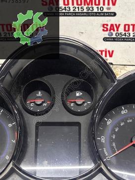 95129376 CHEVROLET CRUZE OTOMATİK GÖSTERGE PANELİ KM SAATİ
