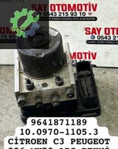 9641871189 10.0970-1105.3 CİTROEN C3 PEUGEOT 206 MK70 ABS BEYNİ (2. Adet)