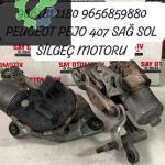 9661812180 9656859880 PEUGEOT PEJO 407 SAĞ SOL SİLGEÇ MOTORU