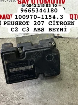 Peugeot 207 ABS Beyni 9665344180 çıkma parça