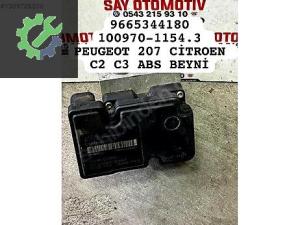 9665344180 100970-1154.3 PEUGEOT 207 CİTROEN C2 C3 ABS BEYNİ