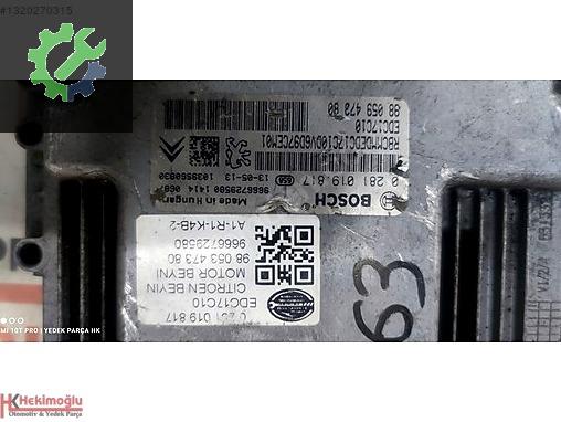 Peugeot Partner Beyin 9805947380 çıkma parça