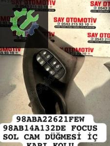 98ABA22621FEW 98AB14A132DE FOCUS SOL CAM DÜĞMESİ İÇ KAPI KOLU