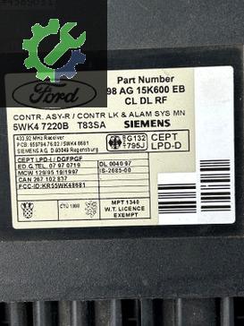 98AG15K600EB FORD FOCUS MERKEZİ KİLİT UZAKTAN KUMANDA BEYNİ