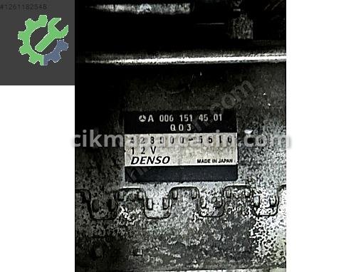 Mercedes-Benz Sprinter Marş Dinamosu A0061514501 çıkma parça