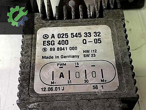A0255453332 ESG400 MERCEDES W202 W210 FAN KONTROL ÜNİTESİ BEYNİ