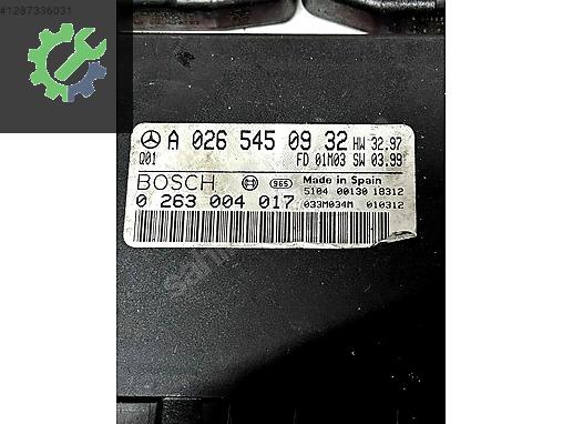 A0265450932 MERCEDES W210 E CLASS PARK SENSÖR BEYNİ
