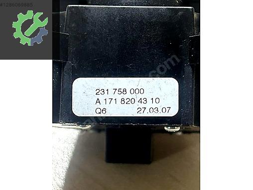 A1718204310 MERCEDES SLK R171 W171 AYNA AYAR DÜĞMESİ