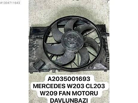 Mercedes-Benz CLA Fan A2035001693 çıkma parça