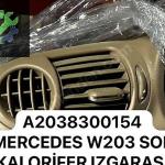 A2038300154 MERCEDES W203 SOL KALORİFER IZGARASI HAVA MENFEZİ