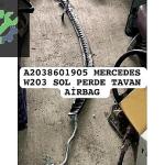 A2038601905 MERCEDES W203 SOL PERDE TAVAN AİRBAG