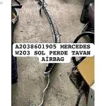 A2038601905 MERCEDES W203 SOL PERDE TAVAN AİRBAG