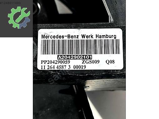 A2042902101 MERCEDES W204 FREN PEDALI ÇIKMA ORJ C CLASS