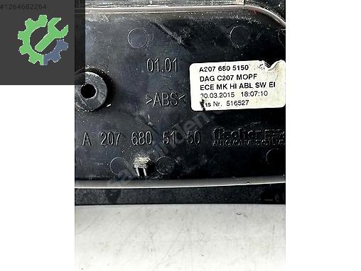 A2076805150 MERCEDES W212 W207 BARDAKLİK SAKLAMA GÖZÜ KÜLLÜK