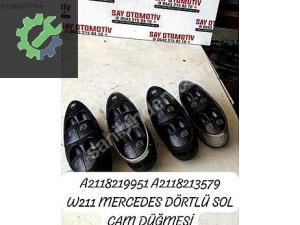 A2118219951 A2118213579 W211 MERCEDES DÖRTLÜ SOL CAM DÜĞMESİ