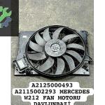 A2125000493 A2115002293 MERCEDES W212 FAN MOTORU DAVLUNBAZİ