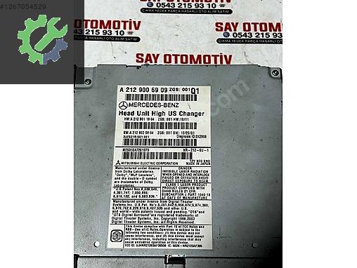 A2129006909 MERCEDES W212 TEYP RADYO ORJ ÇIKMA